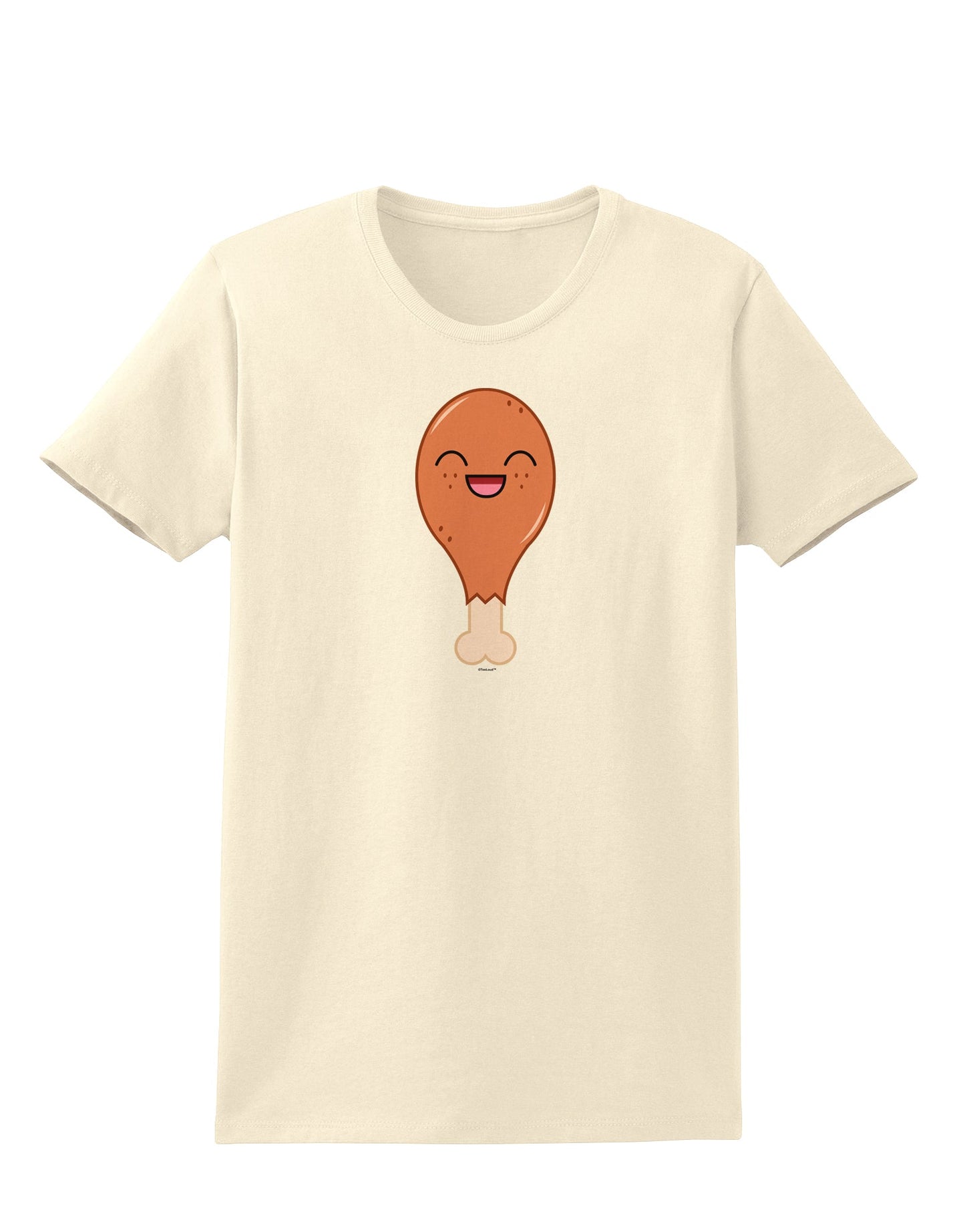 Chicken Leg Womens T-Shirt-Womens T-Shirt-TooLoud-Natural-X-Small-Davson Sales