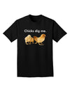 Chicks Dig Me Adult Dark T-Shirt-Mens T-Shirt-TooLoud-Black-Small-Davson Sales