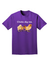 Chicks Dig Me Adult Dark T-Shirt-Mens T-Shirt-TooLoud-Purple-Small-Davson Sales