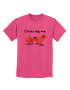 Chicks Dig Me Childrens T-Shirt-Childrens T-Shirt-TooLoud-Sangria-X-Small-Davson Sales