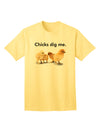 Chicks Dig Me - Premium Adult T-Shirt Collection-Mens T-shirts-TooLoud-Yellow-Small-Davson Sales