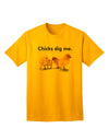 Chicks Dig Me - Premium Adult T-Shirt Collection-Mens T-shirts-TooLoud-Gold-Small-Davson Sales