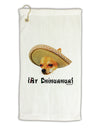 Chihuahua Dog with Sombrero - Ay Chihuahua Micro Terry Gromet Golf Towel 16 x 25 inch by TooLoud-Golf Towel-TooLoud-White-Davson Sales