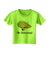 Chihuahua Dog with Sombrero - Ay Chihuahua Toddler T-Shirt by TooLoud-Toddler T-Shirt-TooLoud-Lime-Green-2T-Davson Sales