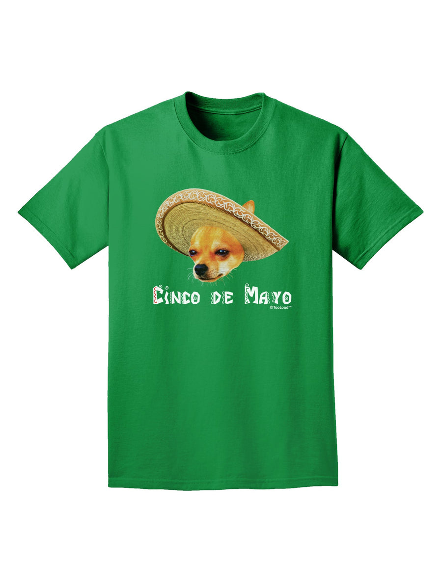 Chihuahua Dog with Sombrero - Cinco de Mayo Adult Dark T-Shirt by TooLoud-Mens T-Shirt-TooLoud-Purple-Small-Davson Sales