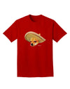 Chihuahua Dog with Sombrero - Patchwork Design Adult Dark T-Shirt by TooLoud-Mens T-Shirt-TooLoud-Red-Small-Davson Sales