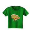 Chihuahua Dog with Sombrero - Patchwork Design Toddler T-Shirt Dark by TooLoud-Toddler T-Shirt-TooLoud-Clover-Green-2T-Davson Sales