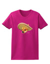 Chihuahua Dog with Sombrero - Patchwork Design Womens Dark T-Shirt by TooLoud-Womens T-Shirt-TooLoud-Hot-Pink-Small-Davson Sales