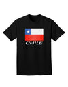 Chile Flag Adult Dark T-Shirt-Mens T-Shirt-TooLoud-Black-Small-Davson Sales