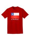 Chile Flag Adult Dark T-Shirt-Mens T-Shirt-TooLoud-Red-Small-Davson Sales