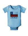 Chile Flag Baby Romper Bodysuit-Baby Romper-TooLoud-LightBlue-06-Months-Davson Sales