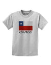 Chile Flag Childrens T-Shirt-Childrens T-Shirt-TooLoud-AshGray-X-Small-Davson Sales