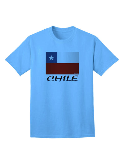 Chile Flag Inspired Adult T-Shirt - A Patriotic Fashion Statement-Mens T-shirts-TooLoud-Aquatic-Blue-Small-Davson Sales