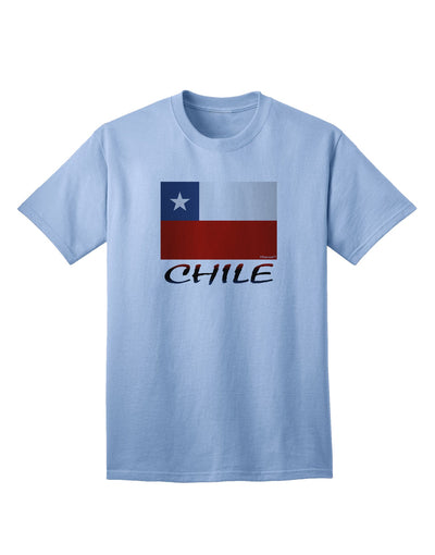Chile Flag Inspired Adult T-Shirt - A Patriotic Fashion Statement-Mens T-shirts-TooLoud-Light-Blue-Small-Davson Sales