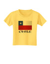 Chile Flag Toddler T-Shirt-Toddler T-Shirt-TooLoud-Yellow-2T-Davson Sales