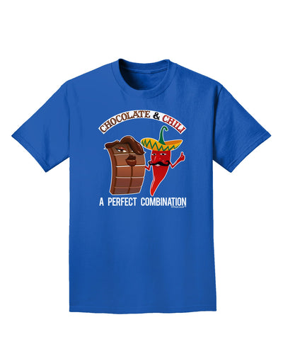 Chiles and Chocolate Adult Dark T-Shirt-Mens T-Shirt-TooLoud-Royal-Blue-Small-Davson Sales