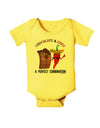 Chiles and Chocolate Baby Romper Bodysuit-Baby Romper-TooLoud-Yellow-06-Months-Davson Sales