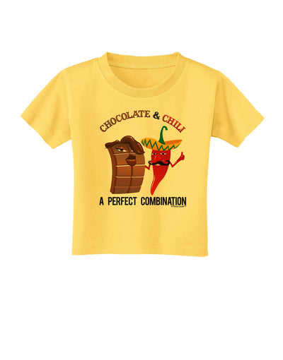 Chiles and Chocolate Toddler T-Shirt-Toddler T-Shirt-TooLoud-Yellow-2T-Davson Sales