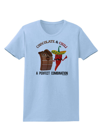 Chiles and Chocolate Womens T-Shirt-Womens T-Shirt-TooLoud-Light-Blue-X-Small-Davson Sales