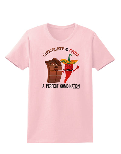 Chiles and Chocolate Womens T-Shirt-Womens T-Shirt-TooLoud-PalePink-X-Small-Davson Sales