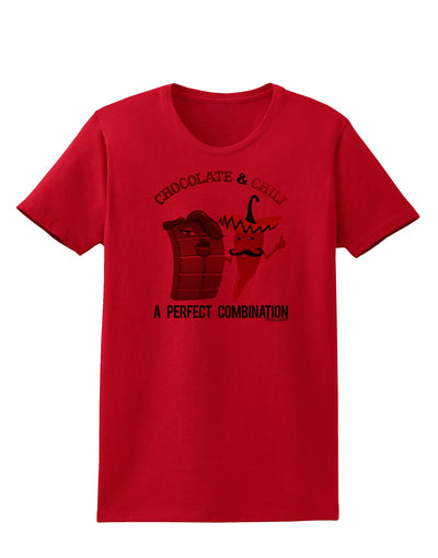 Chiles and Chocolate Womens T-Shirt-Womens T-Shirt-TooLoud-Red-X-Small-Davson Sales