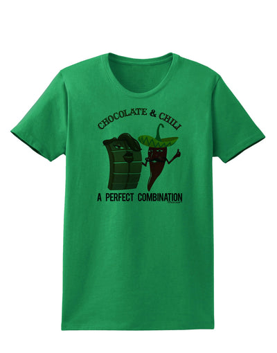 Chiles and Chocolate Womens T-Shirt-Womens T-Shirt-TooLoud-Kelly-Green-X-Small-Davson Sales