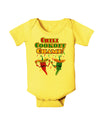 Chili Cookoff Champ! Chile Peppers Baby Romper Bodysuit-Baby Romper-TooLoud-Yellow-06-Months-Davson Sales