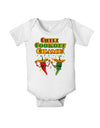 Chili Cookoff Champ! Chile Peppers Baby Romper Bodysuit-Baby Romper-TooLoud-White-06-Months-Davson Sales