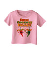 Chili Cookoff Champ! Chile Peppers Infant T-Shirt-Infant T-Shirt-TooLoud-Candy-Pink-06-Months-Davson Sales