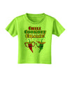 Chili Cookoff Champ! Chile Peppers Toddler T-Shirt-Toddler T-Shirt-TooLoud-Lime-Green-2T-Davson Sales