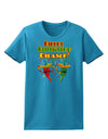 Chili Cookoff Champ! Chile Peppers Womens Dark T-Shirt-TooLoud-Turquoise-X-Small-Davson Sales