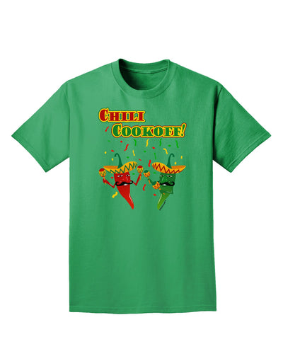 Chili Cookoff! Chile Peppers Adult Dark T-Shirt-Mens T-Shirt-TooLoud-Kelly-Green-Small-Davson Sales