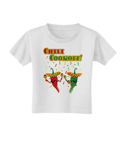 Chili Cookoff! Chile Peppers Toddler T-Shirt-Toddler T-Shirt-TooLoud-White-2T-Davson Sales