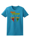 Chili Cookoff! Chile Peppers Womens Dark T-Shirt-TooLoud-Turquoise-X-Small-Davson Sales