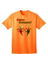 Chili Cookoff! Premium Chile Peppers Adult T-Shirt - Ecommerce Exclusive-Mens T-shirts-TooLoud-Neon-Orange-Small-Davson Sales
