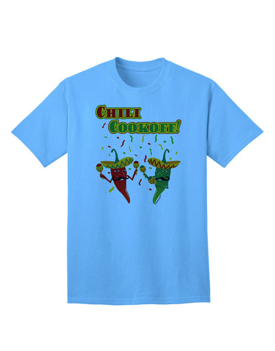 Chili Cookoff! Premium Chile Peppers Adult T-Shirt - Ecommerce Exclusive-Mens T-shirts-TooLoud-Aquatic-Blue-Small-Davson Sales