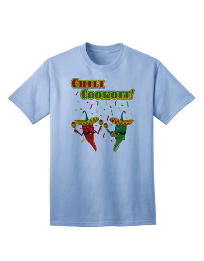 Chili Cookoff! Premium Chile Peppers Adult T-Shirt - Ecommerce Exclusive-Mens T-shirts-TooLoud-Light-Blue-Small-Davson Sales