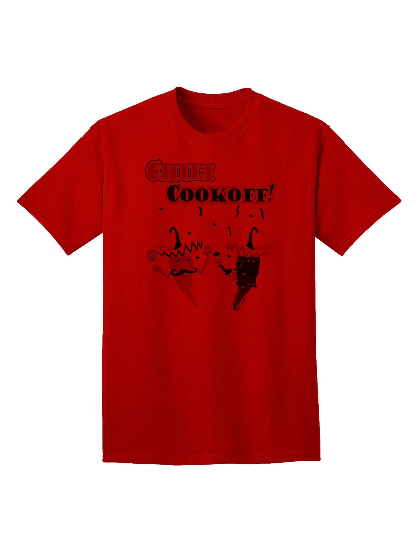 Chili Cookoff! Premium Chile Peppers Adult T-Shirt - Ecommerce Exclusive-Mens T-shirts-TooLoud-Red-Small-Davson Sales