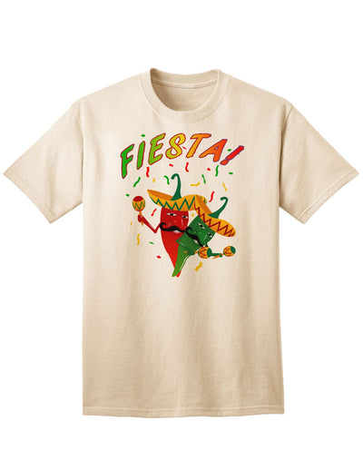 Chili Fiesta Adult T-Shirt: A Celebration of Spicy Style-Mens T-shirts-TooLoud-Natural-Small-Davson Sales