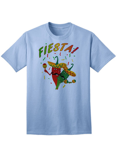 Chili Fiesta Adult T-Shirt: A Celebration of Spicy Style-Mens T-shirts-TooLoud-Light-Blue-Small-Davson Sales