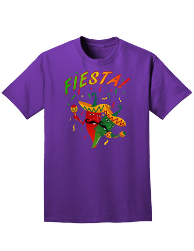 Chili Love Fiesta Adult Dark T-Shirt-Mens T-Shirt-TooLoud-Purple-Small-Davson Sales