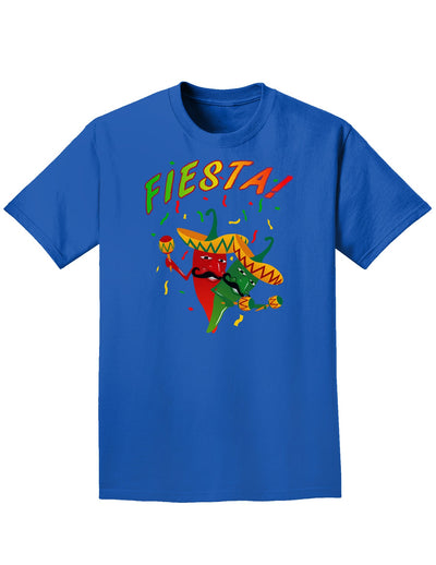 Chili Love Fiesta Adult Dark T-Shirt-Mens T-Shirt-TooLoud-Royal-Blue-Small-Davson Sales