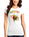 Chili Love Fiesta Juniors T-Shirt-Womens Juniors T-Shirt-TooLoud-White-Small-Davson Sales