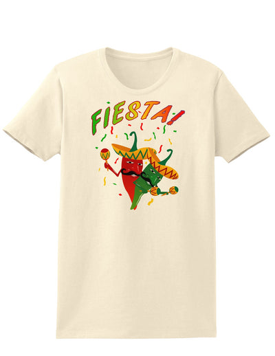 Chili Love Fiesta Womens T-Shirt-Womens T-Shirt-TooLoud-Natural-X-Small-Davson Sales