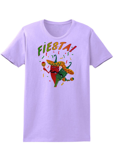 Chili Love Fiesta Womens T-Shirt-Womens T-Shirt-TooLoud-Lavender-X-Small-Davson Sales