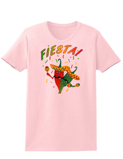 Chili Love Fiesta Womens T-Shirt-Womens T-Shirt-TooLoud-PalePink-X-Small-Davson Sales