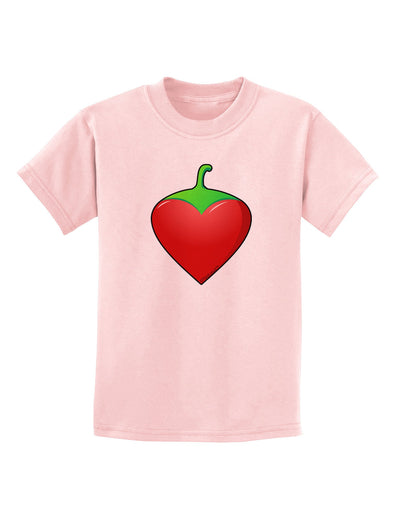 Chili Pepper Heart Childrens T-Shirt