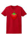 Chili Pepper Heart Womens Dark T-Shirt-TooLoud-Red-X-Small-Davson Sales