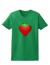 Chili Pepper Heart Womens Dark T-Shirt-TooLoud-Kelly-Green-X-Small-Davson Sales