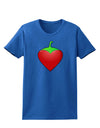 Chili Pepper Heart Womens Dark T-Shirt-TooLoud-Royal-Blue-X-Small-Davson Sales